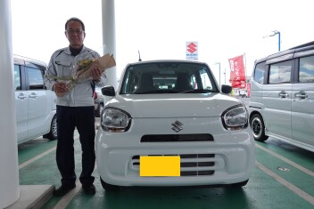 アルトのご納車、おめでとうございます！