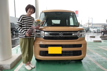 スペーシアのご納車、おめでとうございます！