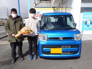 スペーシアのご納車、おめでとうございます！