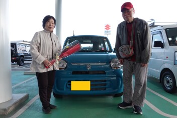 アルトのご納車、おめでとうございます！