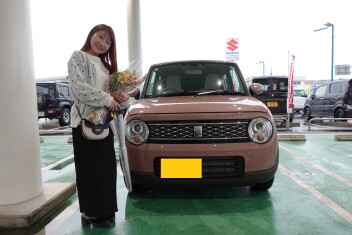 ラパンのご納車、おめでとうございます！