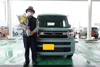 スペーシアのご納車、おめでとうございます！