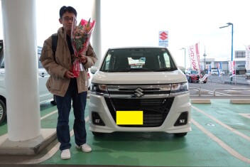 ワゴンＲカスタムＺのご納車、おめでとうございます！