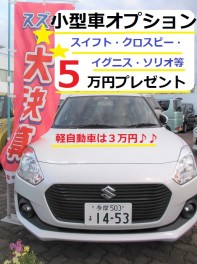 オプションプレゼントも今だけ（＾０＾）！！
