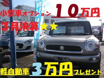 小型車オプション１０万円プレゼント！！人気のドラレコ前後セットで５万円！！