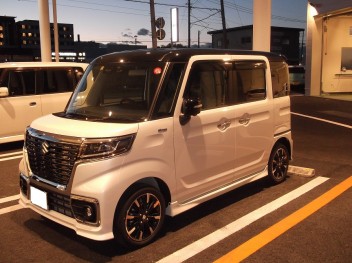 スペーシアカスタム納車させて頂きました