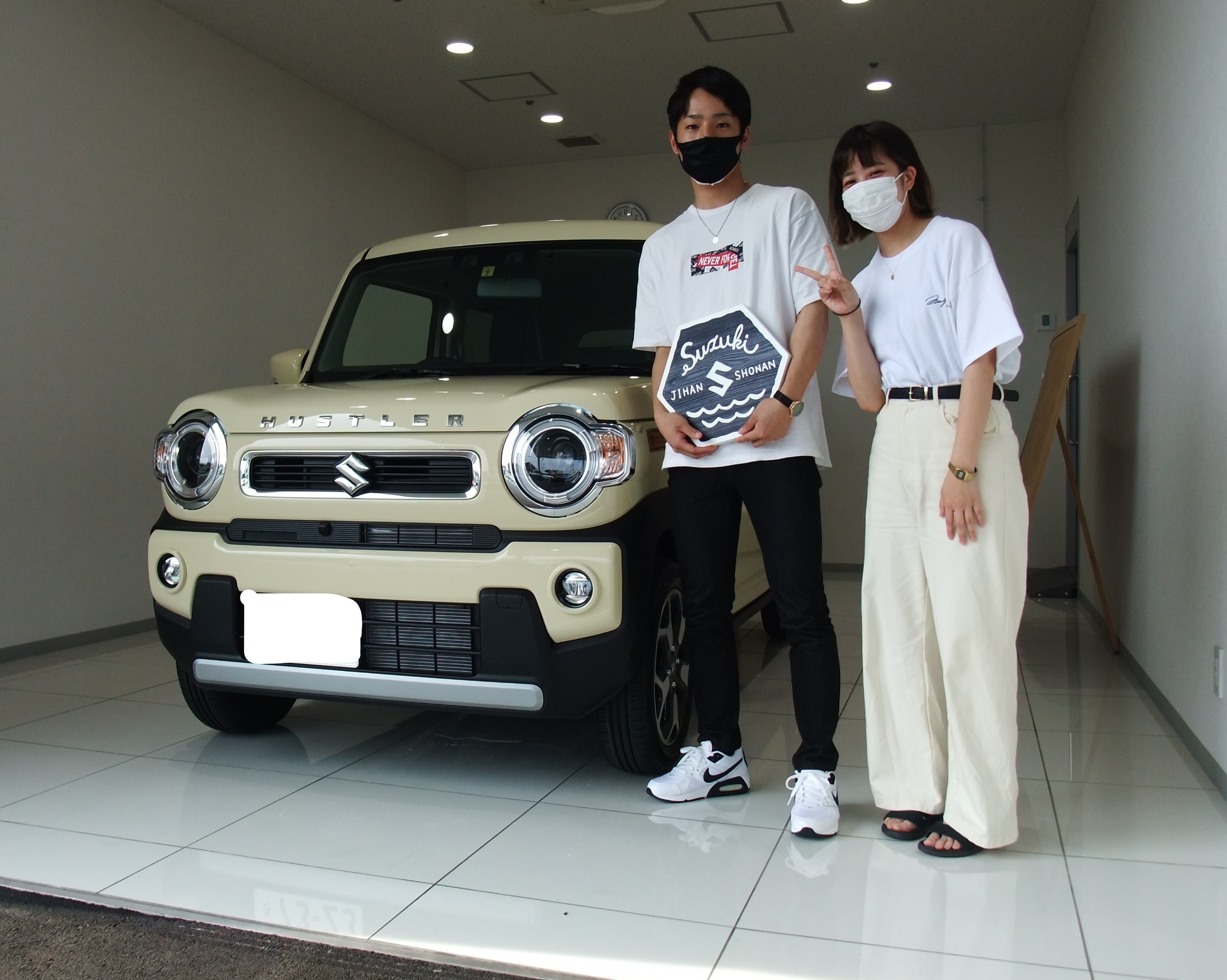 ハスラーご納車いたしました 納車ギャラリー お店ブログ 株式会社スズキ自販湘南 スズキアリーナ湘南おだわら 小田原中古車センター