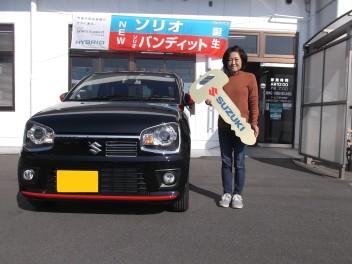 アルトターボＲＳご納車おめでとうございます！