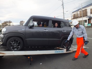 JAFによる積載車研修を実施いたしました！