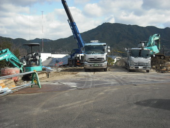 工事は順調です