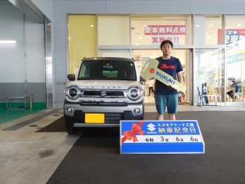 ☆★☆　Ｔ様 ハスラーご納車です！　☆★☆