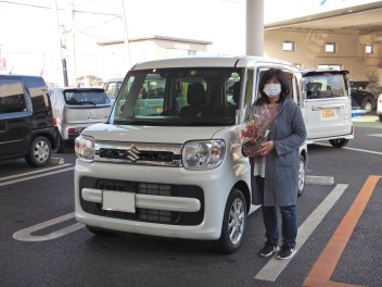 スペーシア納車させていただきました★