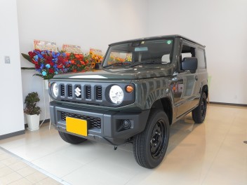 ジムニーご納車です！！新店舗第１号おめでとうございます！