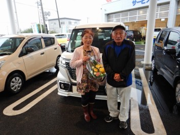スペーシアカスタム納車させて頂きました★