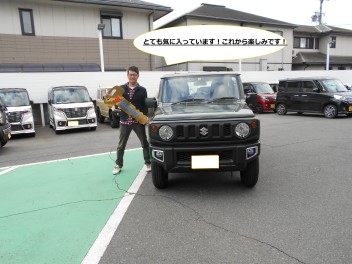 絶大人気です！ジムニーご納車しました！