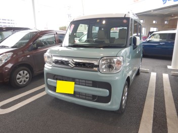 スペーシア納車させて頂きました。