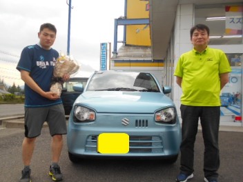 H様アルトご納車です！