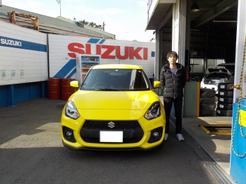 スイフトスポーツ☆御納車☆致しました♪♪♪