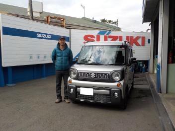 スペーシアギア ＨＹＢＲＩＤ ＸＺターボ☆御納車☆致しました♪♪♪