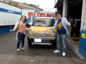 ハスラー Ｊ☆御納車☆致しました♪♪♪