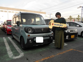 スペーシアギアご納車させていただきました！