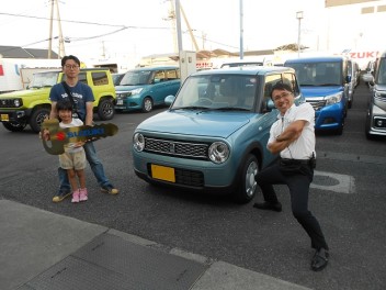 ラパンご納車です