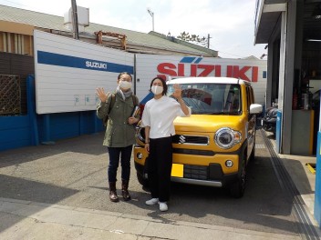 ハスラー ＨＹＢＲＩＤ Ｘ☆御納車☆致しました♪♪♪