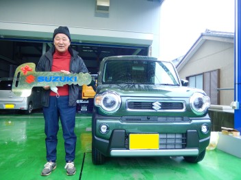 ハスラーのご納車です！！おめでとうございます！！