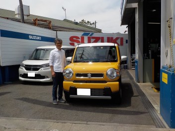 ハスラー ＨＹＢＲＩＤ Ｇターボ☆御納車☆致しました♪♪♪