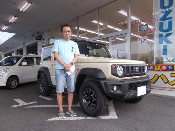 ジムニーシエラ　ＪＣ　ご納車いたしました！！