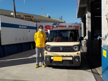 スペーシアギア ＨＹＢＲＩＤ ＸＺターボ☆御納車☆致しました♪♪♪