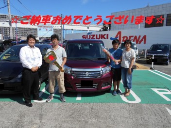 ☆Ｋ様ご納車おめでとうございます☆