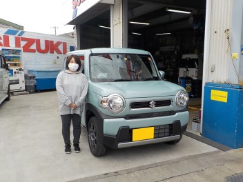 ハスラー ＨＹＢＲＩＤ Ｇ☆御納車☆致しました♪♪♪