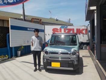 ハスラー ＨＹＢＲＩＤ ＪスタイルⅡ☆御納車☆致しました♪♪♪
