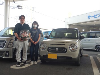 ラパン納車させていただきました★