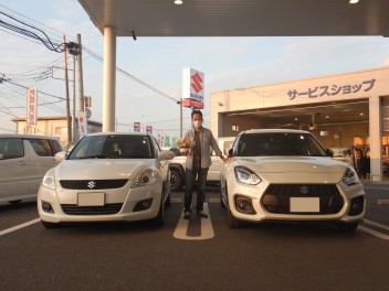 スイフトスポーツ納車させていただきました★