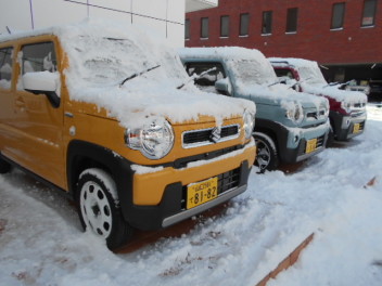 ハスラーまっしろ雪景色！！