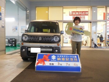 ☆★☆　Ｋ様 スペーシアギアご納車です！　☆★☆