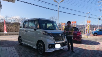 スペーシアカスタム納車！！