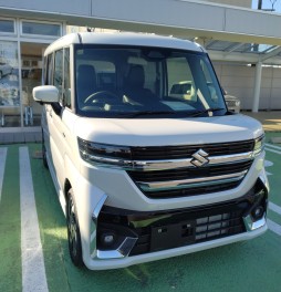 新型スペーシアカスタムの試乗車がやってきた！