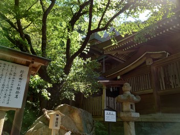 物部神社へ