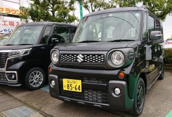 大人気！！新型　スペーシア　ギア　試乗車が入荷しました！！