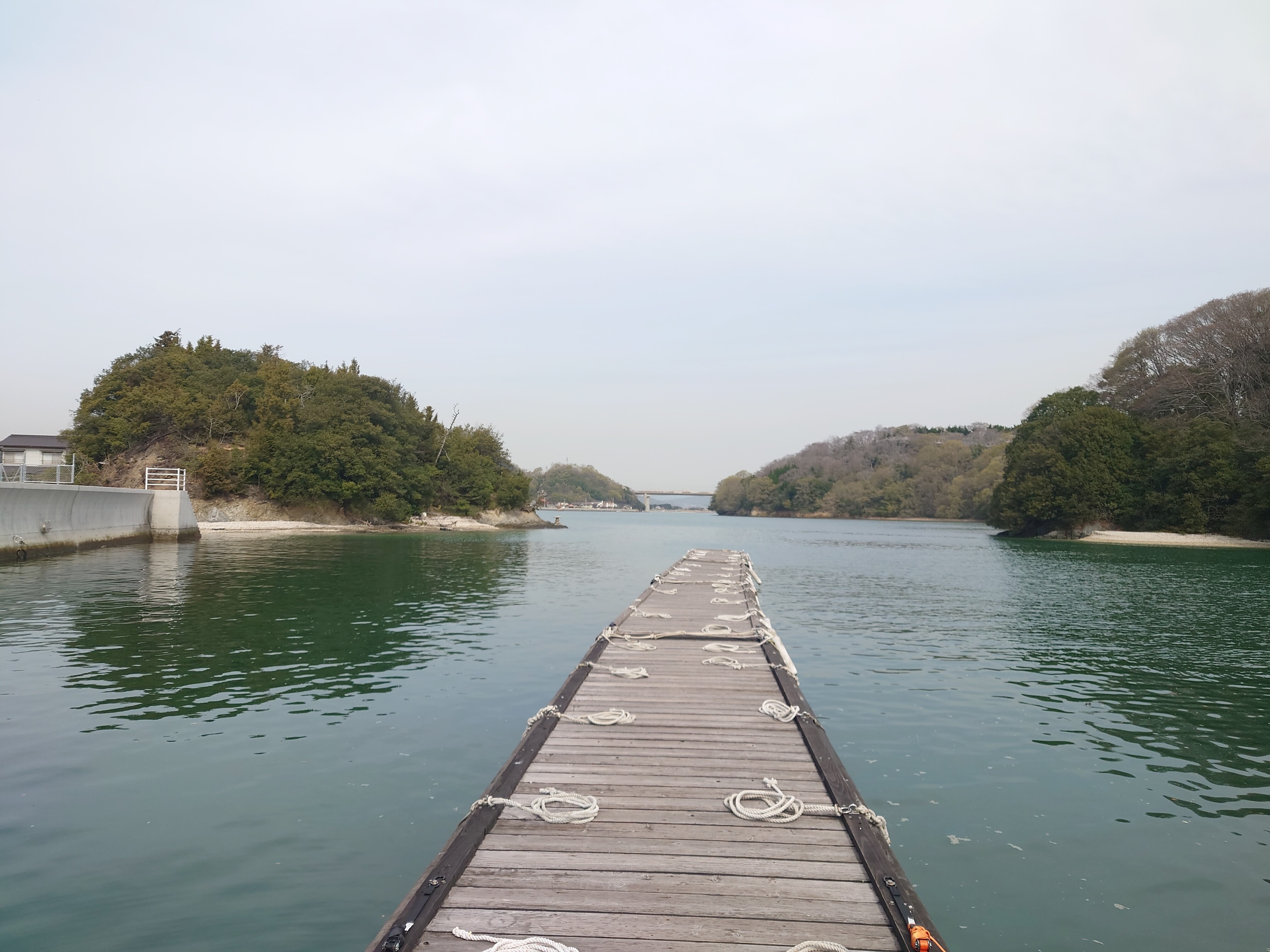 桟橋から観た景色