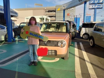 ラパン納車しました！