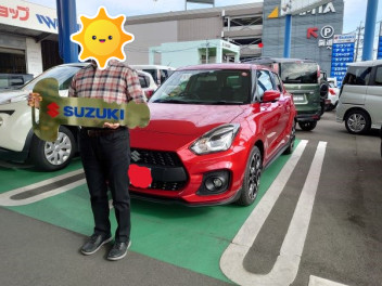 スイフトスポーツ納車しました！