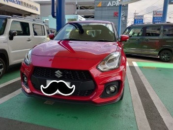 真っ赤なスイフトスポーツ！