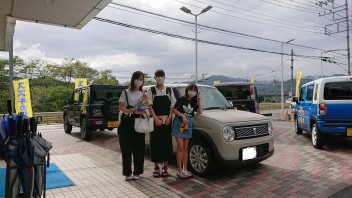 ラパンご納車させていただきました！