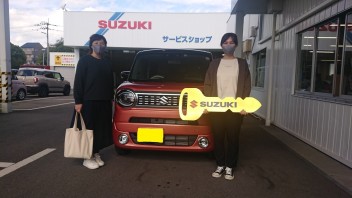 ワゴンＲスマイルご納車おめでとうございます♪