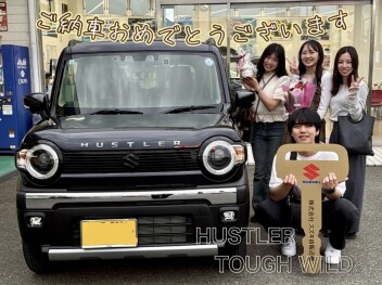ハスラータフワイルドご納車させていただきました☆