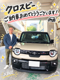 クロスビーのご納車させて頂きました！